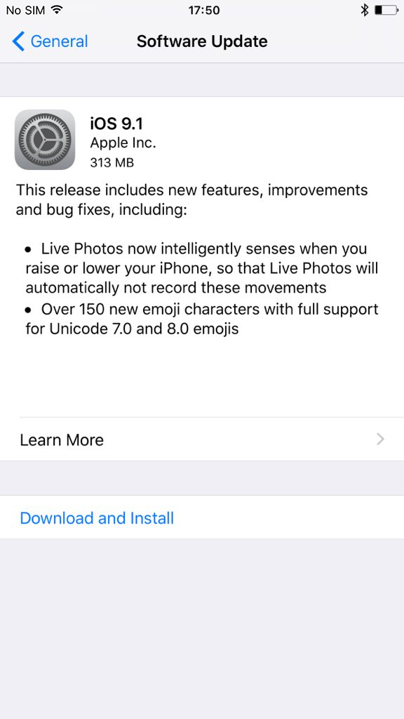 Apple Releases iOS 9.1 With Over 150 New Emojis, Improvements to Live Photos