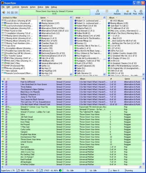 Music Library Synchronization