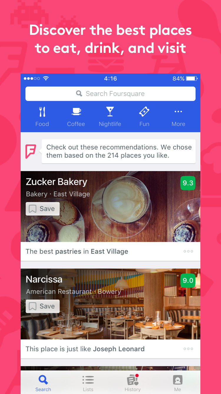 Foursquare App Gets Support for 3D Touch
