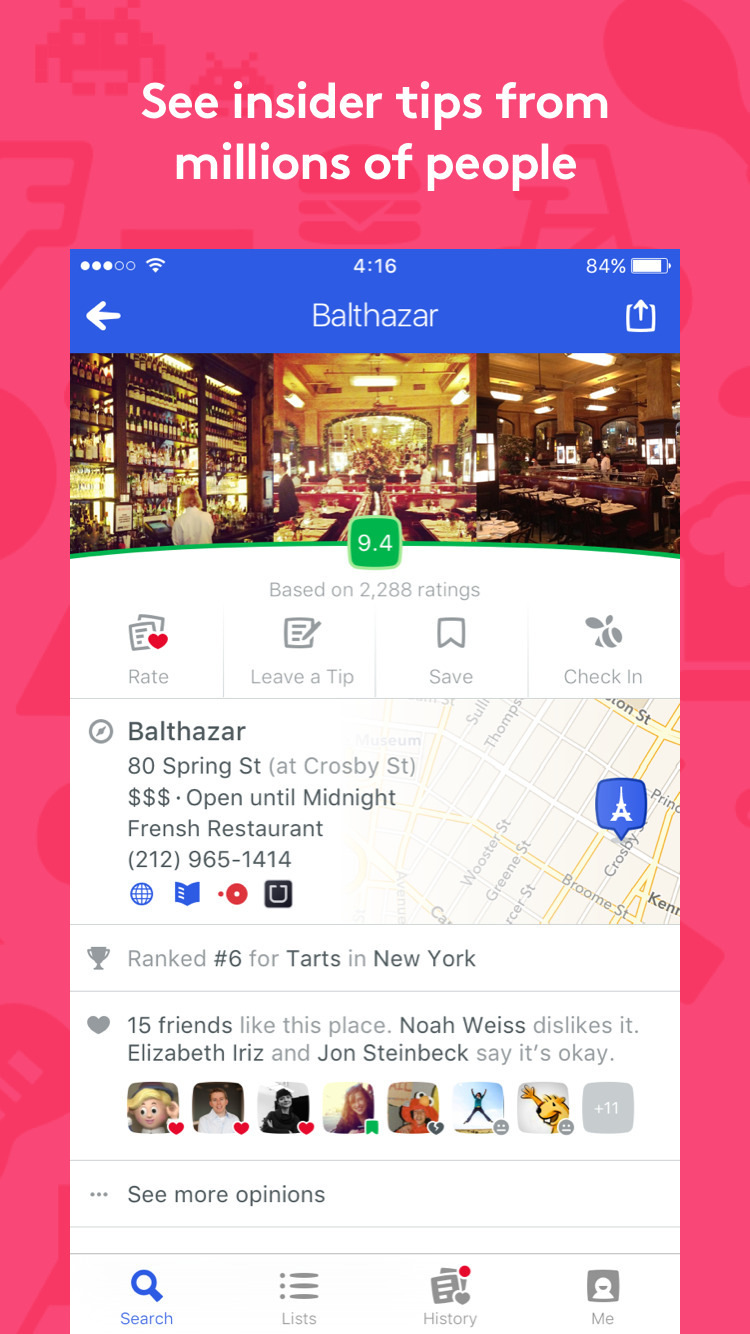 Foursquare App Gets Support for 3D Touch