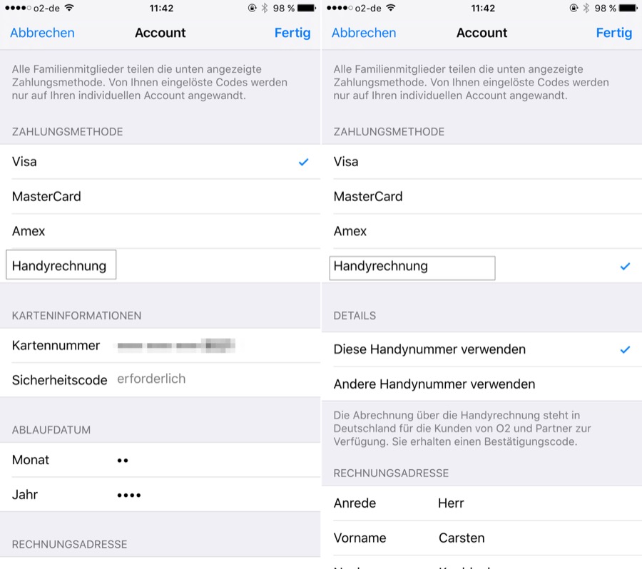 Apple Enables Carrier Billing in iTunes for German O2 Customers