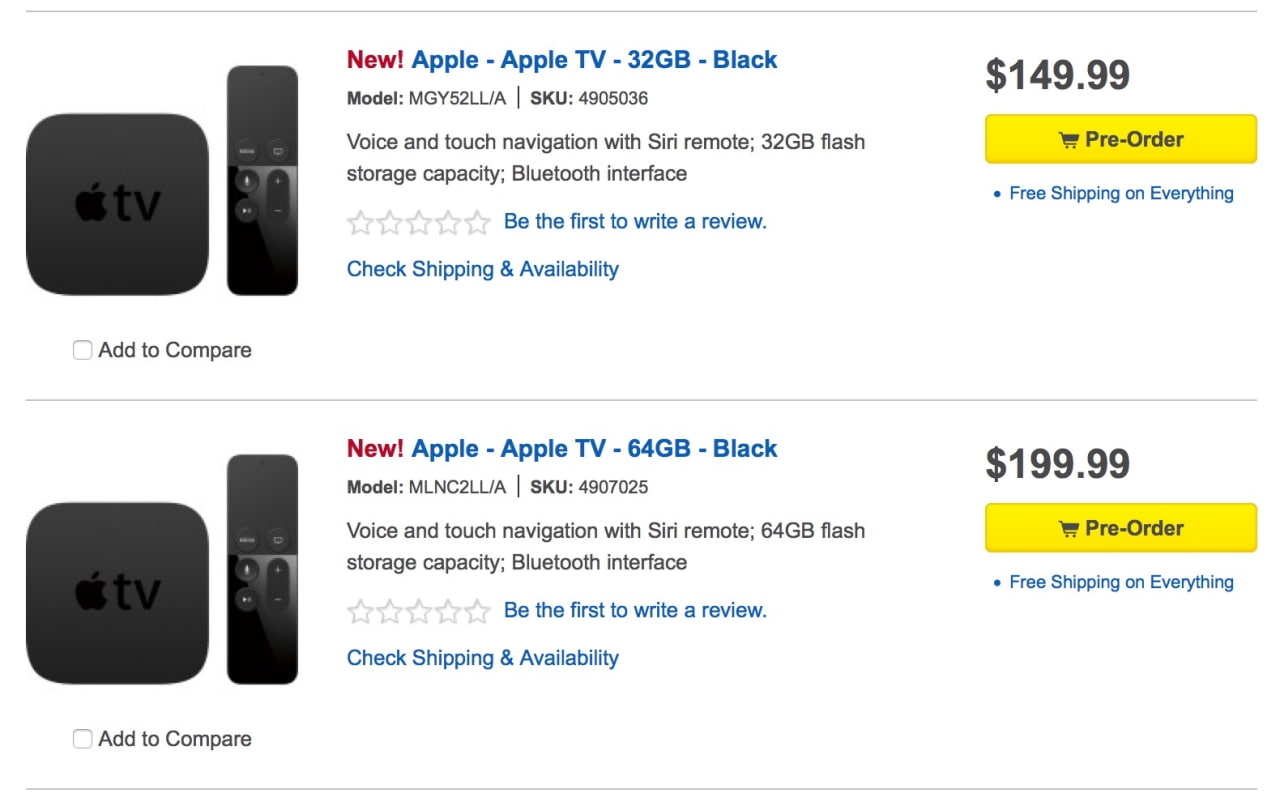 Best Buy Begins Taking PreOrders for the New Apple TV iClarified