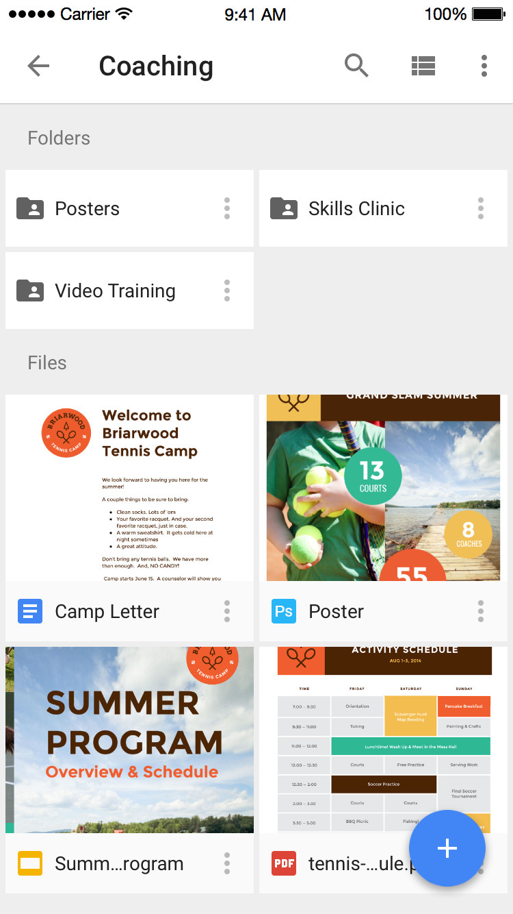 Google Drive App Gets Support for Playing Audio Files, Reverse Sort, More