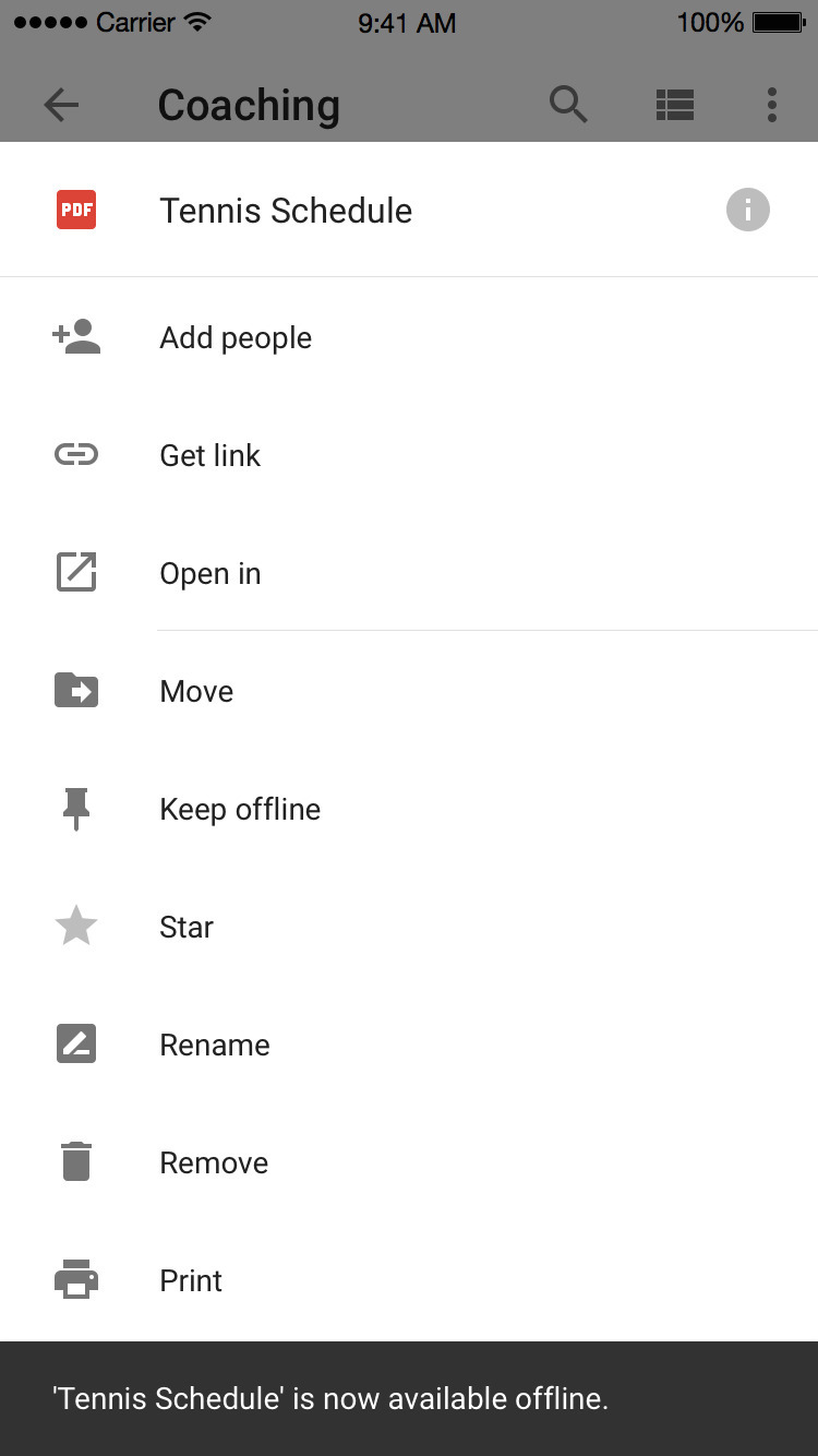 Google Drive App Gets Support for Playing Audio Files, Reverse Sort, More