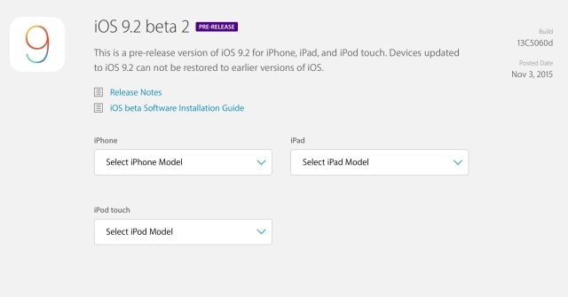 Apple Releases iOS 9.2 Beta 2 to Developers