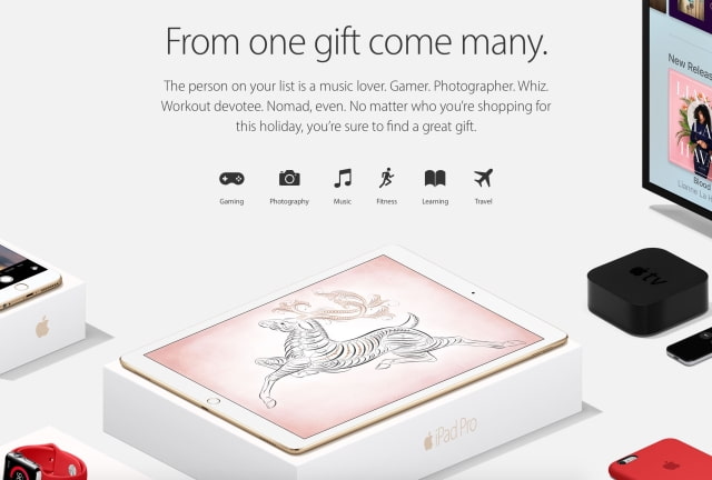 Apple Posts Its 2015 Holiday Gift Guide