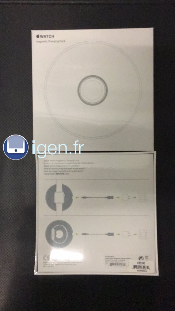 Official Apple Watch Charging Dock Leaked? [Photos]