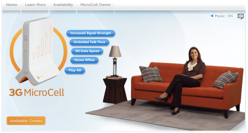 AT&amp;T 3G MicroCell Site Goes Live