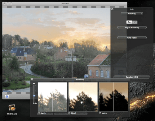 Hydra Creates High Dynamic Range Images