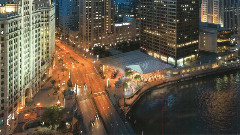 Check Out Apple&#039;s Beautiful Design for a New Retail Store Along the Chicago River [Images]