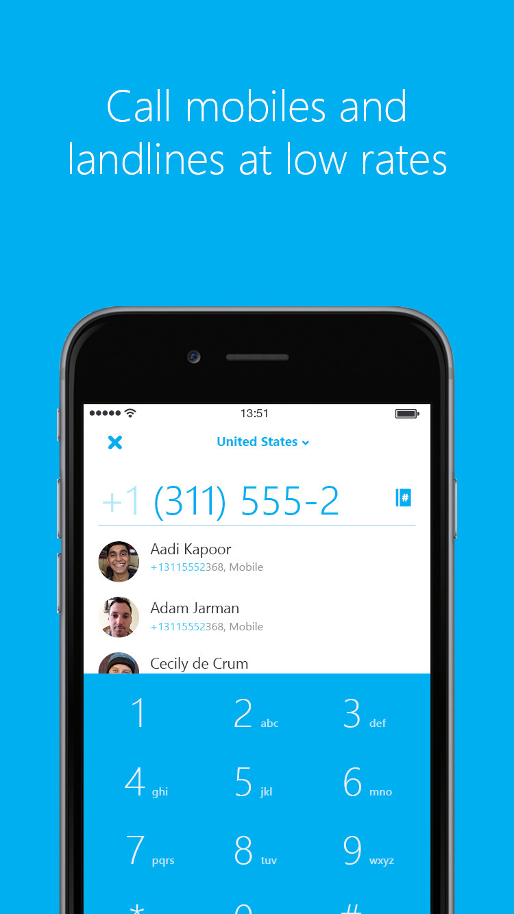 Skype App Gets Phone Number, Date, and Address Detection, Multi-tasking