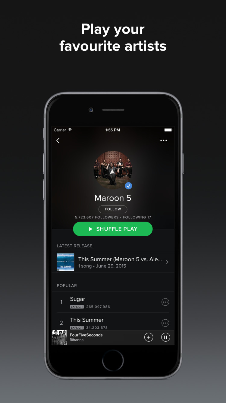 Spotify Update Lets You Use 3D Touch to View Recently Played Tracks