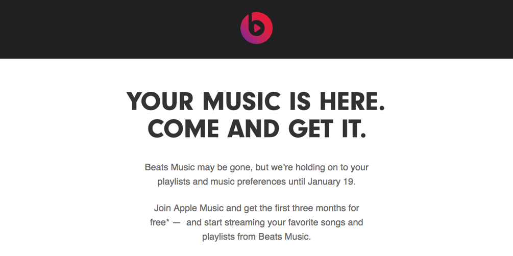 Apple Gives Former Beats Subscribers a Grace Period For Switching to Apple Music