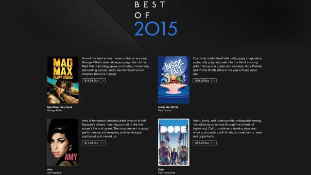 Apple Reveals Its Selections for the Best Apps, Games, Movies, TV Shows, and Music of 2015