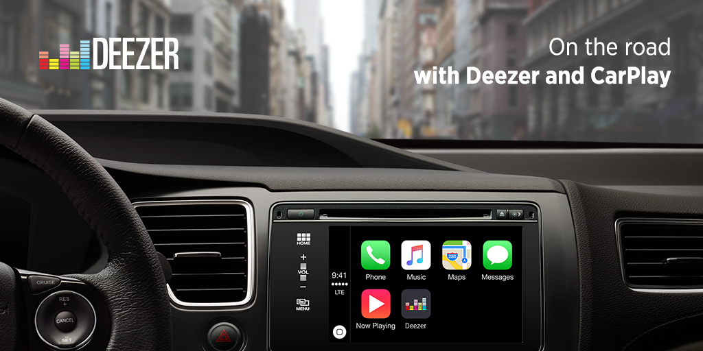 Deezer Music Announces Apple CarPlay Support