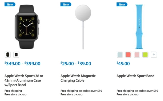 Walmart is Now Selling the Apple Watch Sport
