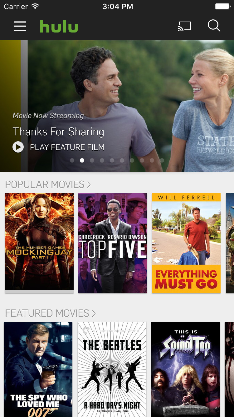 Hulu Releases All New iPhone App