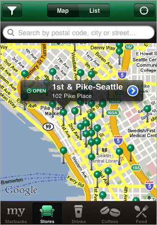 Starbucks Launches Two New iPhone Apps