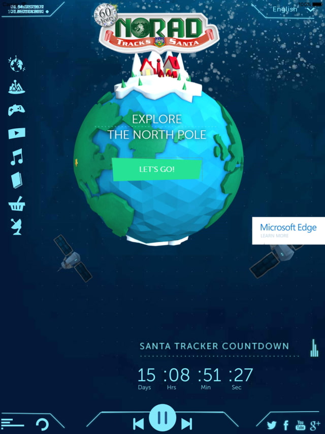 Track Santa&#039;s Journey This Christmas With Help From Google, NORAD and Microsoft