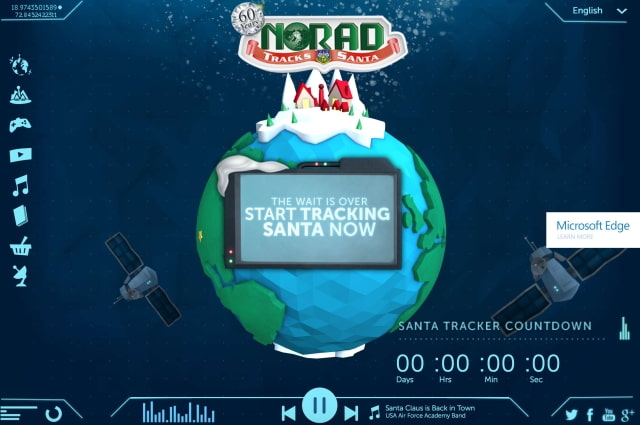 Track Santa&#039;s Journey This Christmas With Help From Google, NORAD and Microsoft