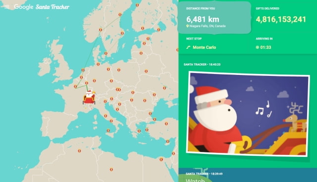 Track Santa&#039;s Journey This Christmas With Help From Google, NORAD and Microsoft