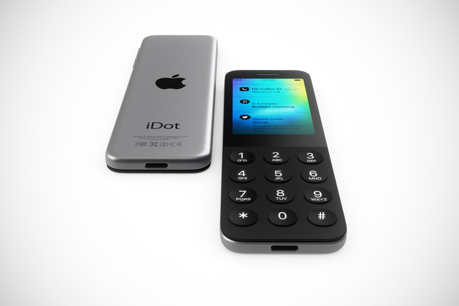 Apple iDot Dumbphone Concept [Video]