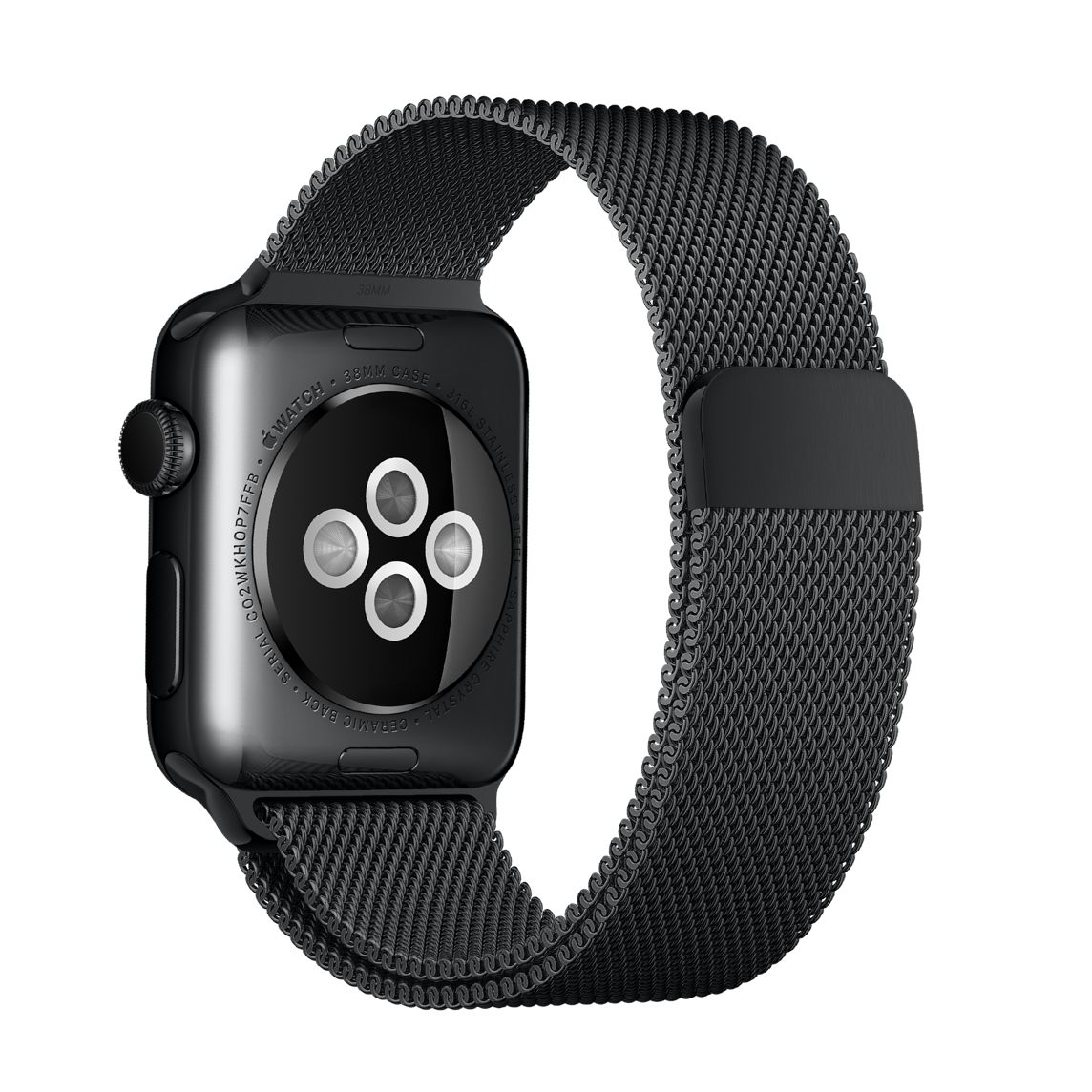 Apple Leaks Space Black Milanese Loop Apple Watch Band