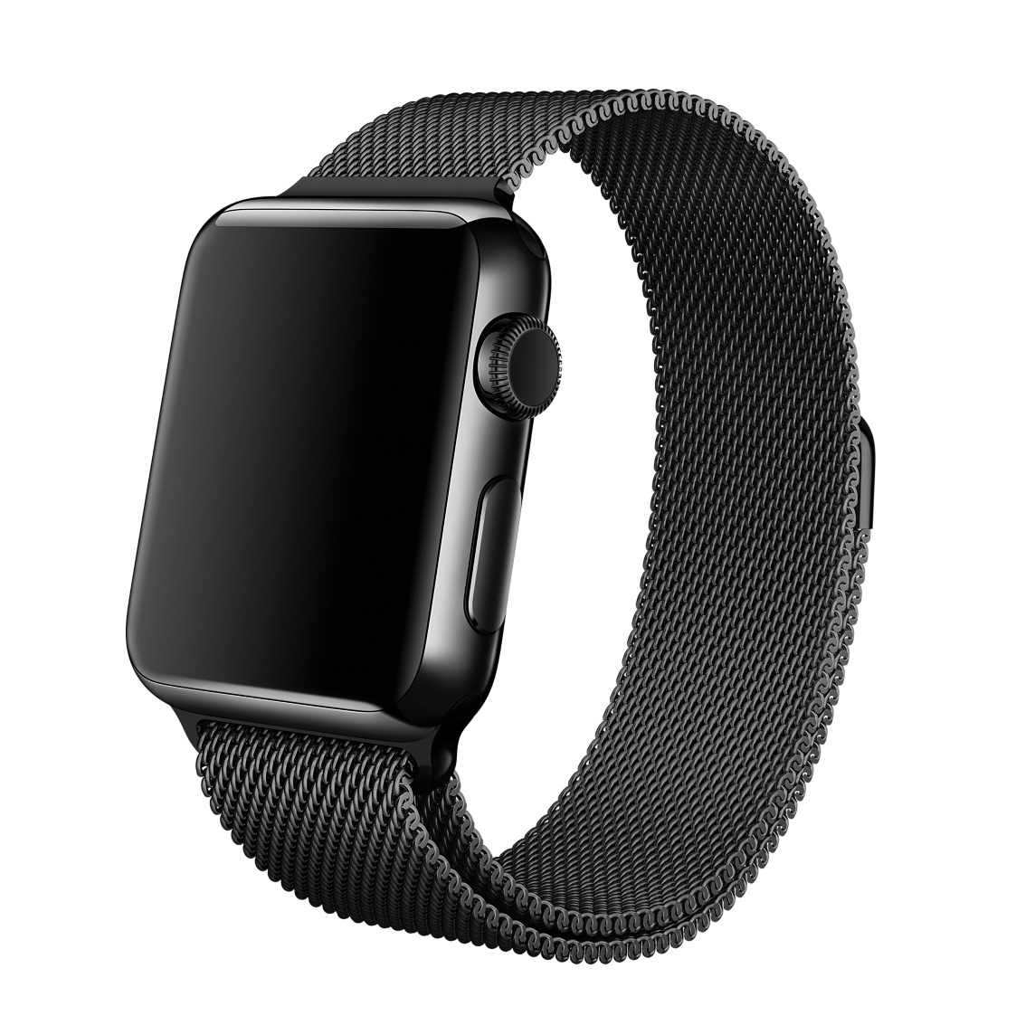 Apple Leaks Space Black Milanese Loop Apple Watch Band