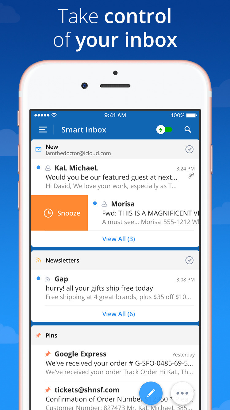 Spark Email App Gets Support for Default Signatures, Zoom, Custom Swipes, More