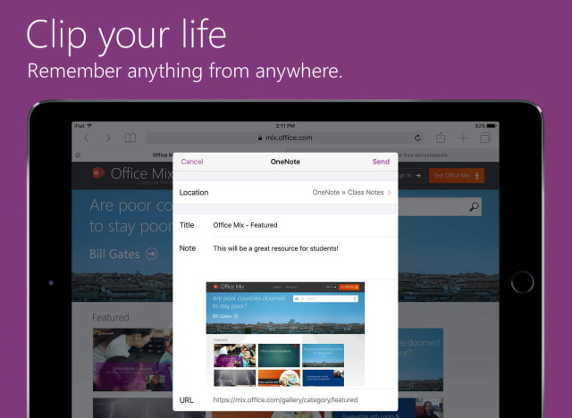 Microsoft OneNote App Gets Improved Search, iPad Multitasking, Notifications, More