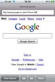 Source Explorer 1.1: View Webpage Source Code on iPhone Source Explorer 1.1: View Webpage Source Code on iPhone