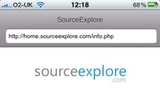 Source Explorer 1.1: View Webpage Source Code on iPhone