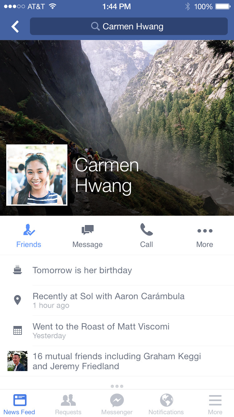 Facebook is Rolling Out More 3D Touch Features to iPhone 6s Users