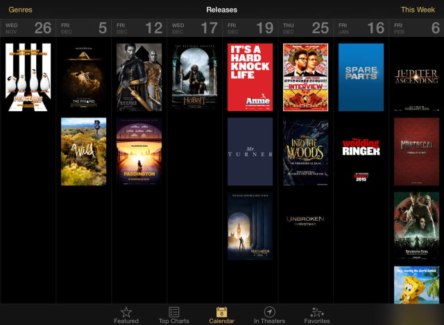 iTunes Movie Trailers App Gets Support for the iPad Pro