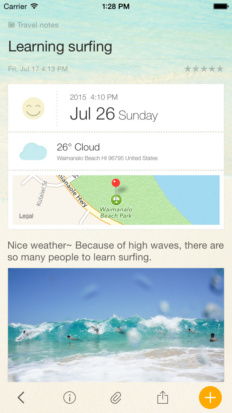 Awesome Note 2 Gets Support for Apple Watch, Today Widget, Enhanced iCloud and Evernote Sync