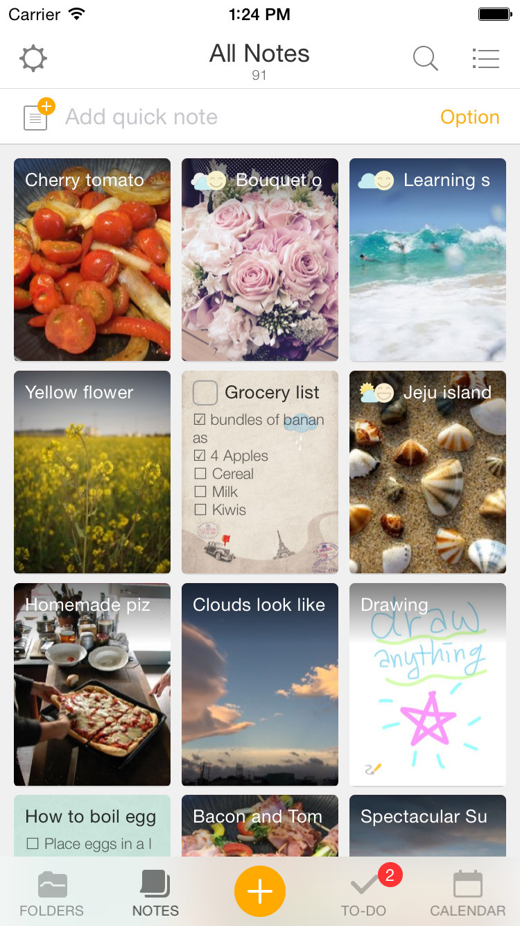 Awesome Note 2 Gets Support for Apple Watch, Today Widget, Enhanced iCloud and Evernote Sync