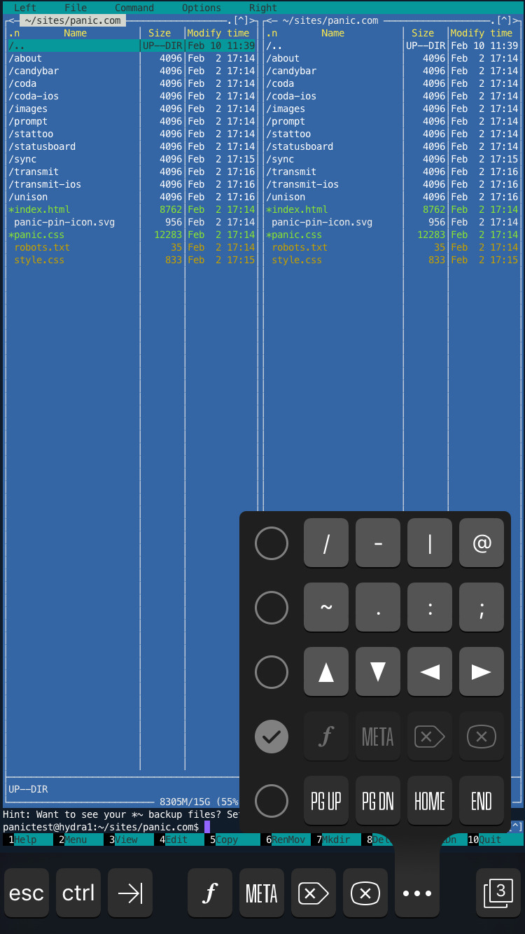 Panic Updates Prompt 2 SSH Client With Split-Screen Views on iPad, Tabs, 3D Touch, More