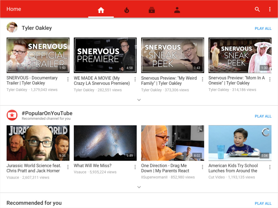 YouTube App Now Supports Native Resolution of the iPad Pro