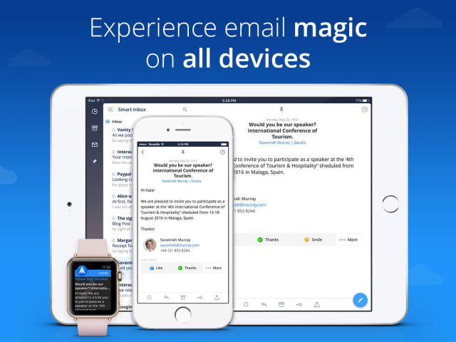 Spark Email App Gets Support for iPad, watch OS 2, Additional Languages, More