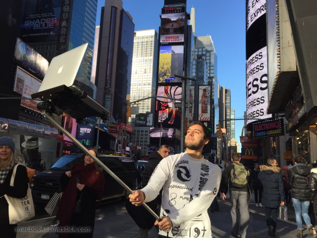 Behold the MacBook Selfie Stick