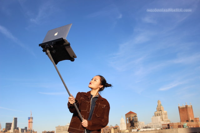 Behold the MacBook Selfie Stick