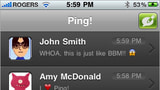 Ping! Aims to Replicate BBM for the iPhone