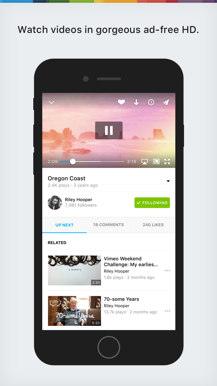 Vimeo Launches Brand New App for iOS With Picture in Picture, Offline Viewing, More