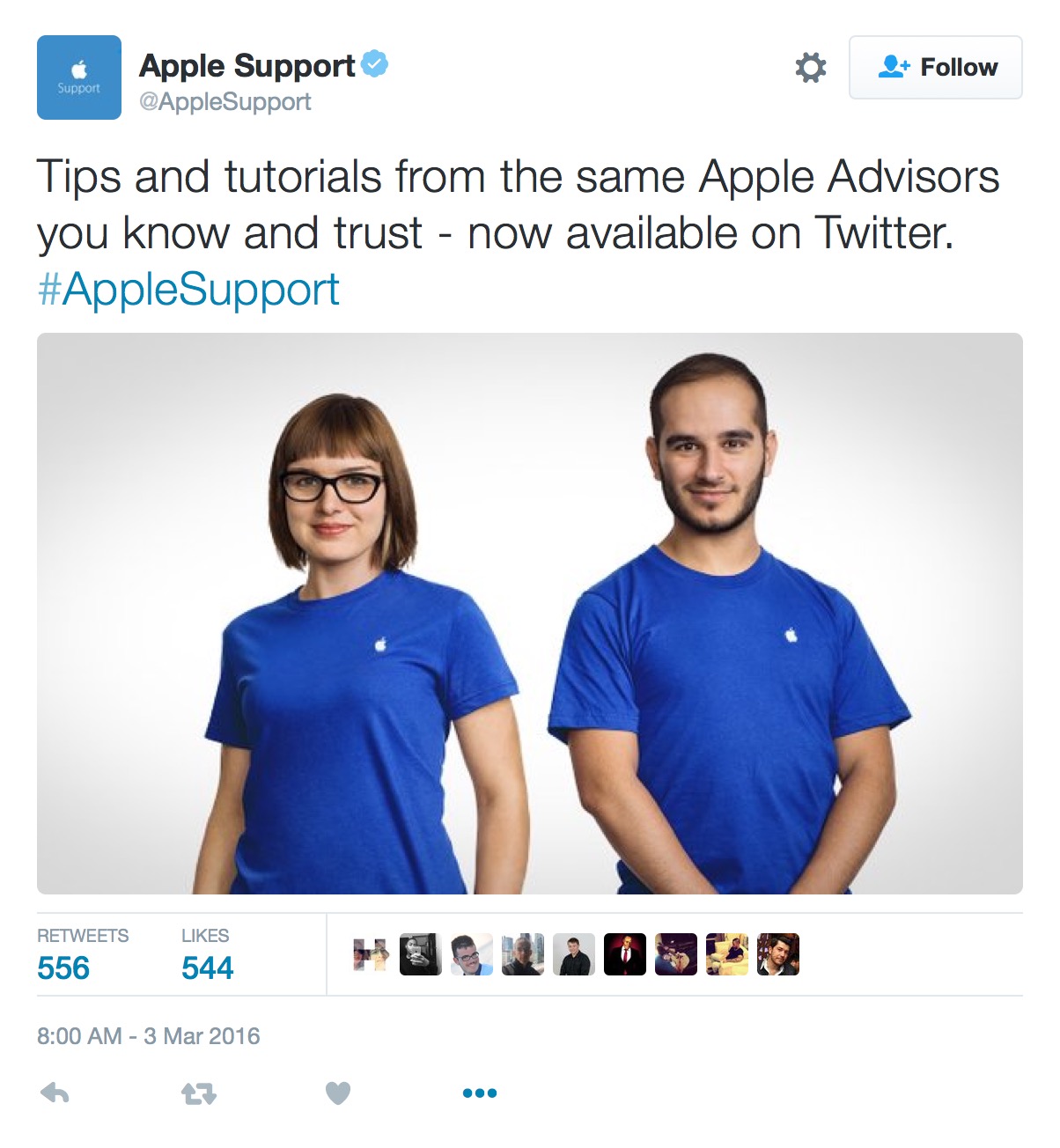 Apple Launches Official Support Account on Twitter
