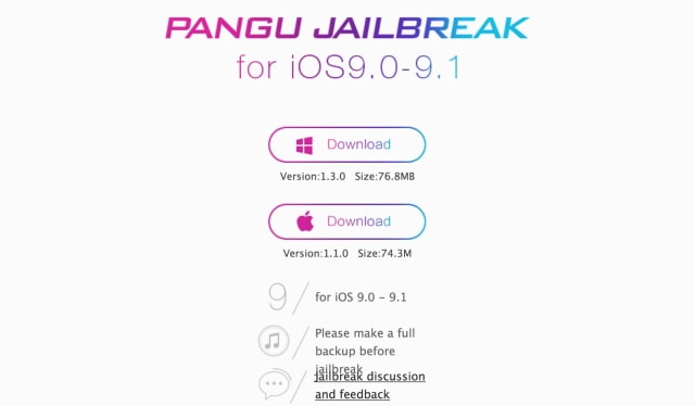 Pangu Releases iOS 9.1 Jailbreak [Download]