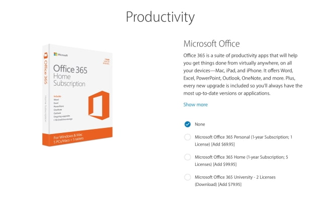 Apple is Now Selling Microsoft Office 365 Subscriptions During iPad Checkout