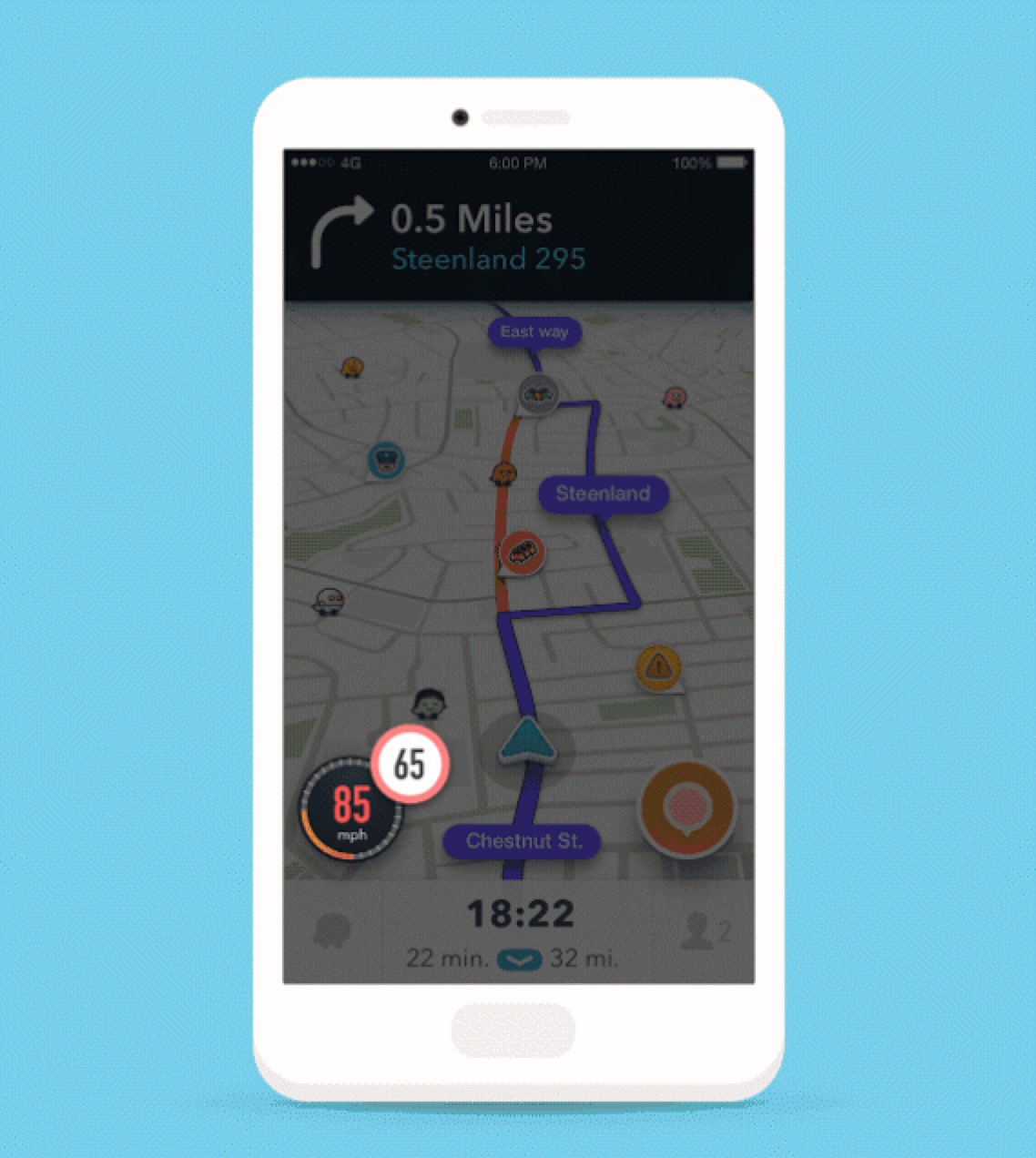 Waze Will Now Alert You When You&#039;re Driving Over the Speed Limit