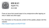 Apple Releases iOS 9.3.1 to Fix Issue With Tapping Web Links