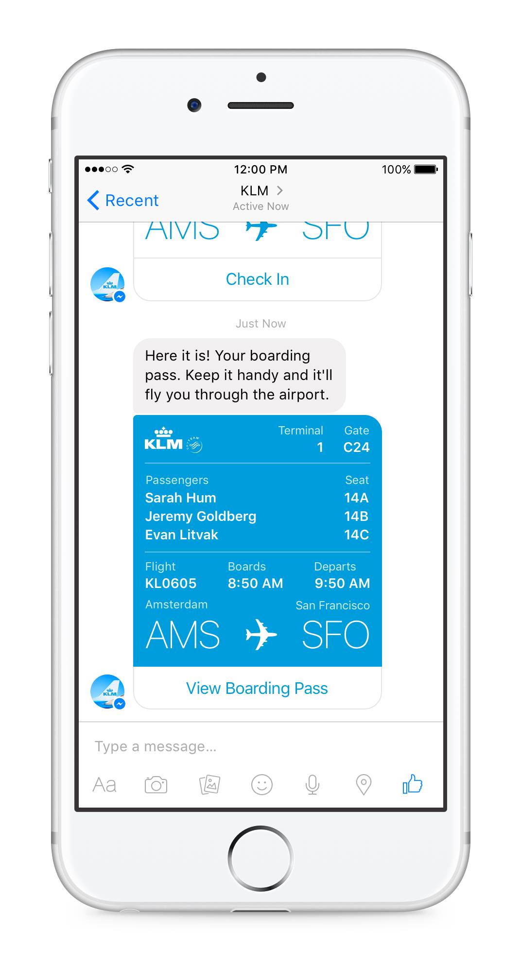 Facebook Messenger Now Lets You Communicate Directly With KLM