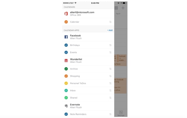 Microsoft Outlook App Integrates With Wunderlist, Facebook, Evernote